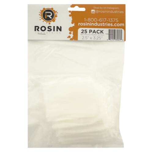 Rosin Industries 160 Micron Thickness Rosin Bag (1=25/Pack)