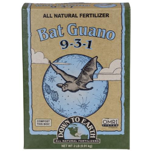 Down To Earth High Nitrogen Bat Guano - 2 lb (6/Cs)