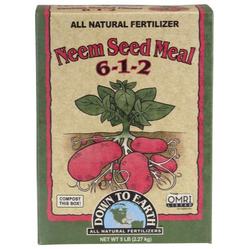 Down To Earth Neem Seed Meal - 5 lb (6/Cs)