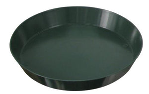 Green Premium Plastic Saucer 12 in (48/Cs)
