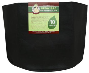 Gro Pro Premium Round Fabric Pot 10 Gallon (70/Cs)