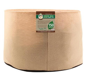 Gro Pro Premium 150 Gallon Round Fabric Pot-Tan (12/Cs)