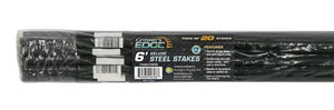 Grower's Edge Deluxe Steel Stake 7/16 in Diameter 6 ft (20/Bag)