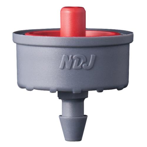Hydro Flow Click-Tif Pressure Compensated Dripper w/ Check Valve 3.0 GPH Red (1=100/Bag)