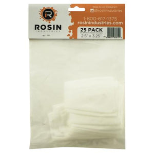 Rosin Industries 45 Micron Thickness Rosin Bag (1=25/Pack)