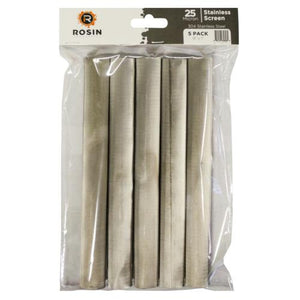 Rosin Industries 25 Micron Stainless Steel Tubes (1=5/Pack)