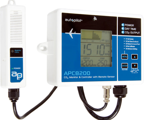 Autopilot CO2 Monitor and Controller with Remote Sensor